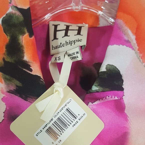 Silk Top Haute Hippie NWT Sleeveless XS - Picture 2 of 6